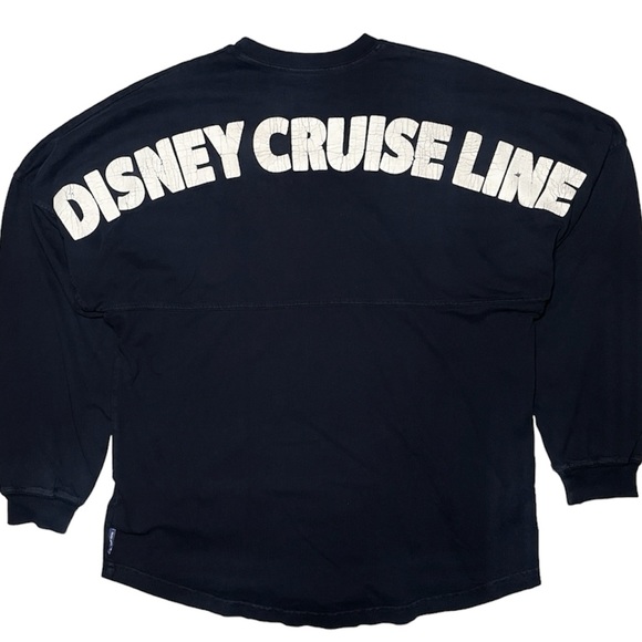 Disney Tops - DISNEY CRUISE LINE Spirit Jersey Size Small Mens Womens Unisex Black Long Sleeve